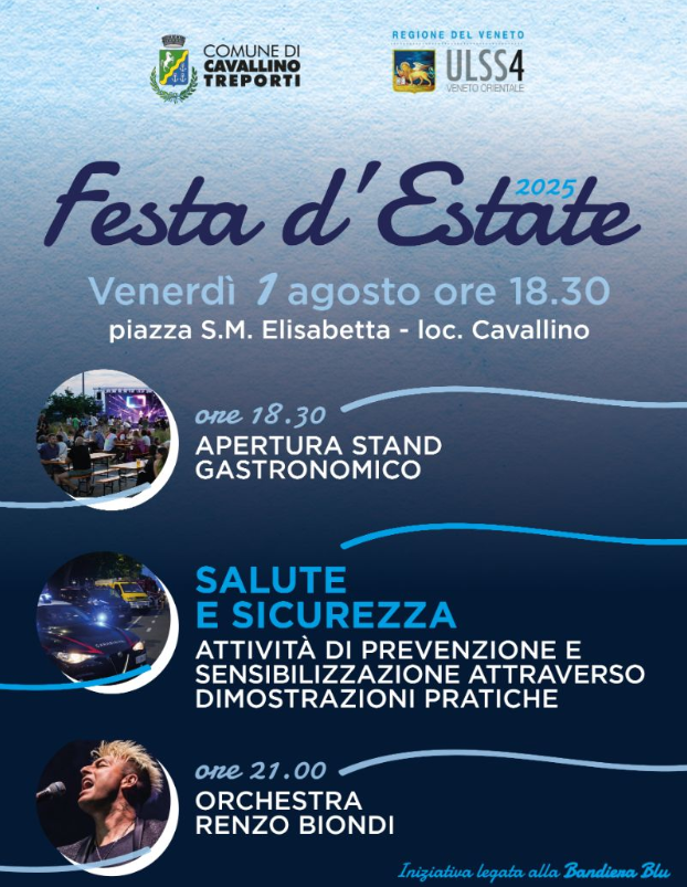 Locandina Festa estate cavallino treporti