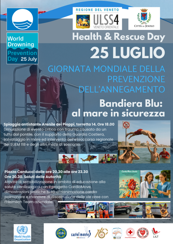 Locandina Giornata 25 Luglio Bandiera Blu comune immagine